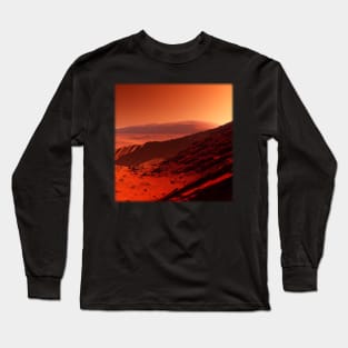 Mars Scene - AI-Generated Image Long Sleeve T-Shirt